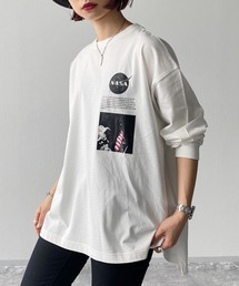 PAGEBOY | NASAフォト×ロゴロンT(Tシャツ/カットソー)