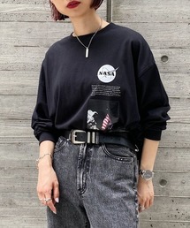PAGEBOY | NASAフォト×ロゴロンT(Tシャツ/カットソー)