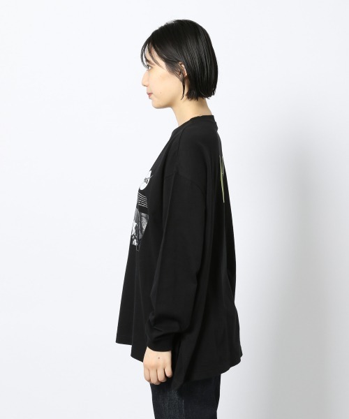 PAGEBOY(ページボーイ)の「NASAフォト×ロゴロンT /プリントロンT(Tシャツ/カットソー・レディース・ホワイト/ブラック・FREE)」の6枚目の写真