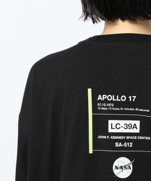 PAGEBOY(ページボーイ)の「NASAフォト×ロゴロンT /プリントロンT(Tシャツ/カットソー・レディース・ホワイト/ブラック・FREE)」の19枚目の写真