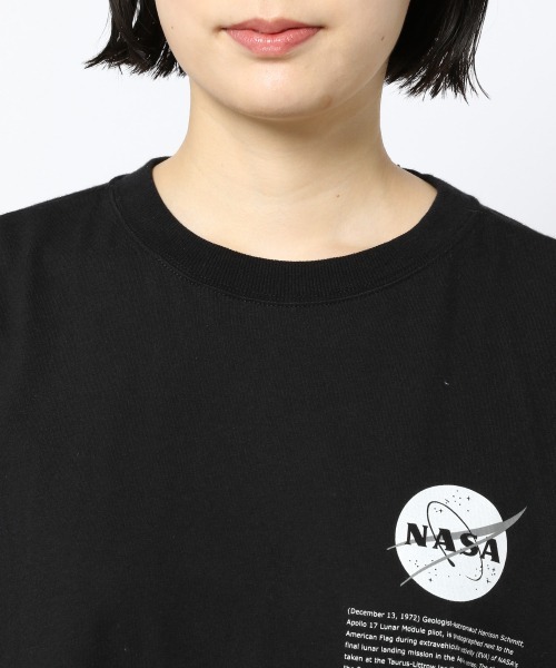 PAGEBOY(ページボーイ)の「NASAフォト×ロゴロンT /プリントロンT(Tシャツ/カットソー・レディース・ホワイト/ブラック・FREE)」の17枚目の写真