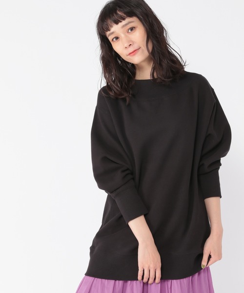 studio CLIP（スタディオクリップ）の「《高山都さんコラボ》デイリーWフェイスプルオーバー（スウェット・レディース・ブラウン/オフホワイト/スモーク/プラム・MEDIUM/LARGE）」の17枚目の写真