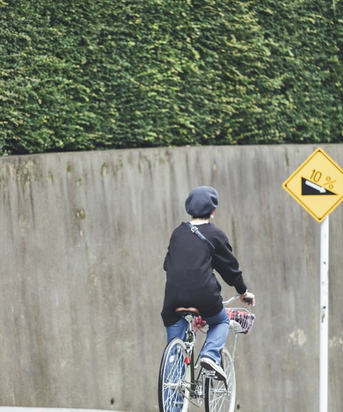 studio CLIP（スタディオクリップ）の「《高山都さんコラボ》デイリーWフェイスプルオーバー（スウェット・レディース・ブラウン/オフホワイト/スモーク/プラム・MEDIUM/LARGE）」の11枚目の写真