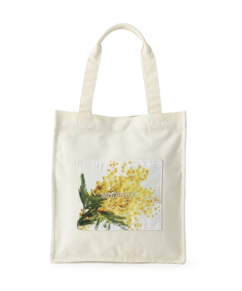 Its Demo イッツデモ の フラワー転写プリントトートバッグ トートバッグ Wear