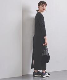 UNITED ARROWS | UBCB クルーネック ニットワンピース†(ワンピース)