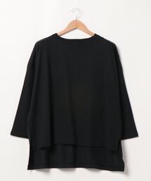 前後差クルーネックカットチュニック *