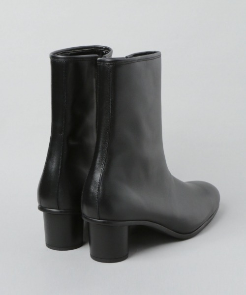 【HARE】ヒールレザーブーツ☆サイドジップ☆Lサイズ HARE（ハレ）の「サイドZIPモカブーツ(HARE)（ブーツ）」 - WEAR