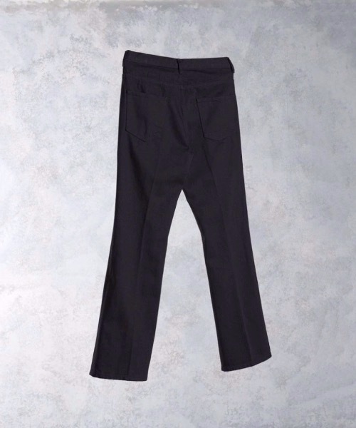 ADRER(アドラー)の「washable flare denim pants / ウォッシャブルフレアデニムパンツ(デニムパンツ・メンズ・ブラック/ネイビー・SMALL/MEDIUM/LARGE/X-SMALL)」の7枚目の写真