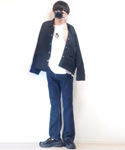 ADRER フレアデニムパンツ ADRER ジーンズ 「ADRER」ウォッシャブルフレアデニムパンツ