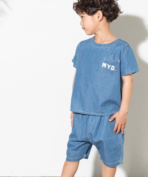 MAKE YOUR DAY（メイクユアデイ）の「リラックススーツ■100~140cm（ルームウェア/パジャマ・キッズ・チャコールグレー/ベージュ/カーキ/ブルー・100/110/120/130/140）」の4枚目の写真