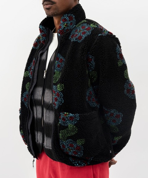 ジャケット・アウター stussy Flor Sherpa Mock Neck STUSSY ステューシー ジャケット メンズ Flor Sherpa Mock Neck