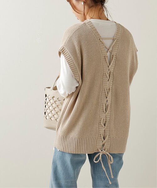 セール バックレースアップニットベストセット Tシャツ カットソー Frames Ray Cassin フレームスレイカズン のファッション通販 Zozotown