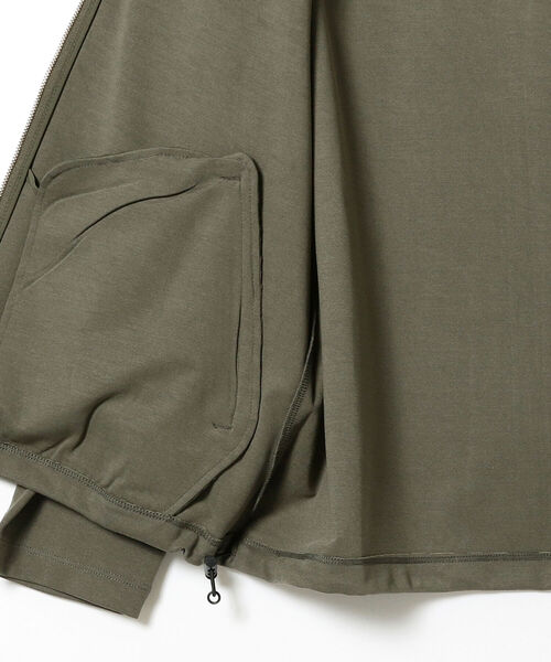 BEAMS LIGHTS（ビームスライツ）の「BEAMS LIGHTS / ラグ ストライプ スタンドカラー ブルゾン（ブルゾン・メンズ・ブラック/オリーブ・SMALL/MEDIUM/LARGE）」の7枚目の写真