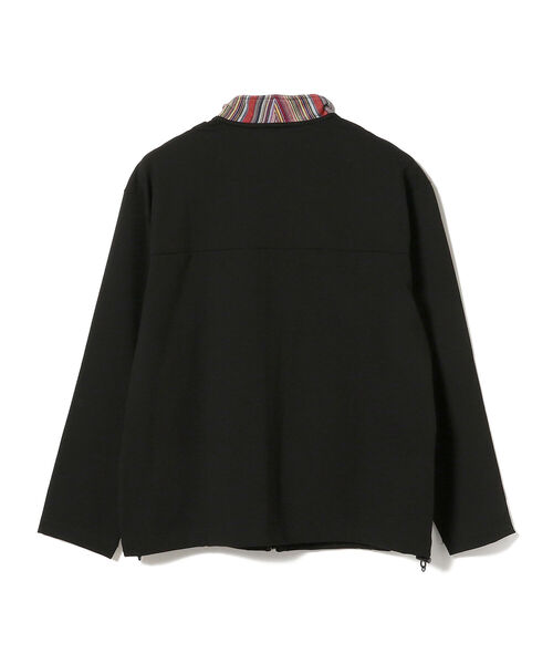 BEAMS LIGHTS（ビームスライツ）の「BEAMS LIGHTS / ラグ ストライプ スタンドカラー ブルゾン（ブルゾン・メンズ・ブラック/オリーブ・SMALL/MEDIUM/LARGE）」の11枚目の写真