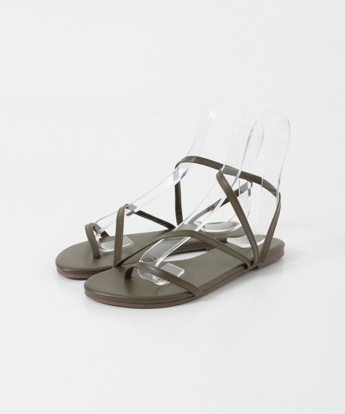 URBAN RESEARCH(アーバンリサーチ)の「アシンメトリーサンダル(サンダル・レディース・ベージュ/ゴールド/ブラック/モカ/アイボリー/カーキ/ブルー・36/37/39/38)」の21枚目の写真