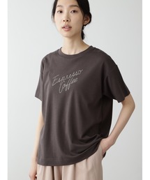 human woman | ◆「FOOD TEXTILE」スムース　ロゴTシャツ(Tシャツ/カットソー)