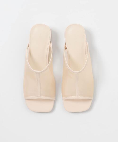 SENSE OF PLACE by URBAN RESEARCH(センスオブプレイスバイアーバンリサーチ)の「センターラインシアーチュールミュール(その他シューズ・レディース・ブラック/アイボリー/ブラウン・SMALL/MEDIUM/LARGE)」の4枚目の写真