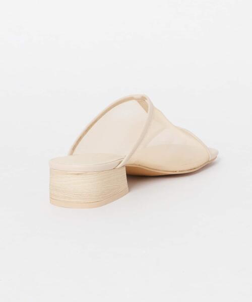 SENSE OF PLACE by URBAN RESEARCH(センスオブプレイスバイアーバンリサーチ)の「センターラインシアーチュールミュール(その他シューズ・レディース・ブラック/アイボリー/ブラウン・SMALL/MEDIUM/LARGE)」の6枚目の写真