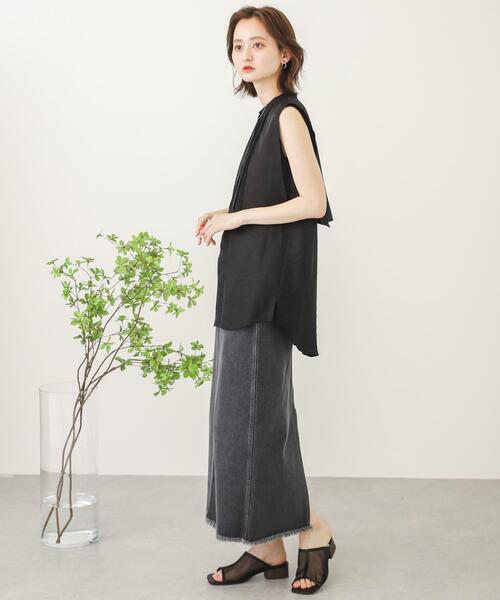 SENSE OF PLACE by URBAN RESEARCH(センスオブプレイスバイアーバンリサーチ)の「センターラインシアーチュールミュール(その他シューズ・レディース・ブラック/アイボリー/ブラウン・SMALL/MEDIUM/LARGE)」の14枚目の写真