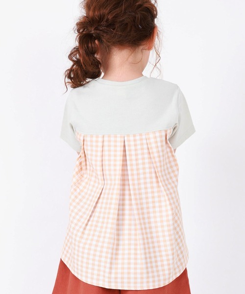 SUNDAYS SUN(サンデイズ サン)の「後ろ切り替えチュニック チェック/ドット(Tシャツ/カットソー・キッズ・ミント/チャコールグレー/ラベンダー・120/110/100/140/80/130/90)」の10枚目の写真