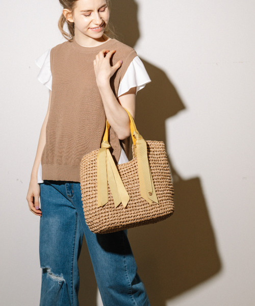 カシュカシュ Cachecache カシュ のかごバッグ カシュカシュ Cache カシュ Cache カシュ カシュ のファッション Cache