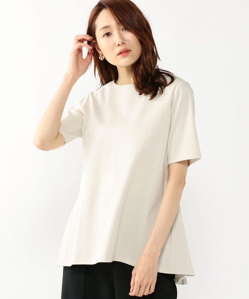 A/C DESIGN BY ALPHA CUBIC(エーシーデザインバイアルファキュービック)の「クーラータッチポンチバックタックTシャツ(Tシャツ/カットソー・レディース・ライトグレー/ネイビー/ライトグリーン・LL/L/M)」の11枚目の写真