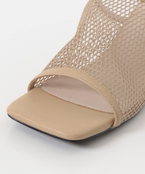 KBF（ケイビーエフ）の「メッシュミュール（サンダル・レディース・ブラック/ベージュ・38/36/37）」の8枚目の写真