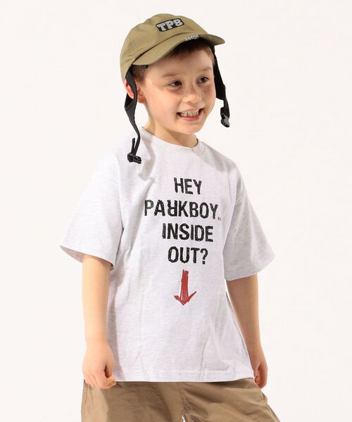 THE PARK SHOP（ザパークショップ）の「THE PARK SHOP:INSIDE GHOST TEE(95～145cm)（Tシャツ/カットソー・キッズ・ブラック/ライトグレー・125/S/145/105/115/95/135）」の6枚目の写真