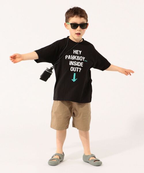 THE PARK SHOP（ザパークショップ）の「THE PARK SHOP:INSIDE GHOST TEE(95～145cm)（Tシャツ/カットソー・キッズ・ブラック/ライトグレー・125/S/145/105/115/95/135）」の8枚目の写真