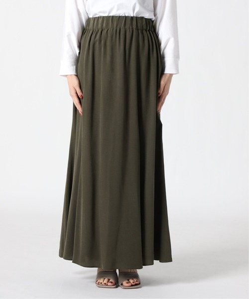 Spick & Span（スピックアンドスパン）の「フィブリルギャザーフレア スカート◆（スカート・レディース・ブラック系その他/ブルー系その他/アイボリー・36/38）」の8枚目の写真