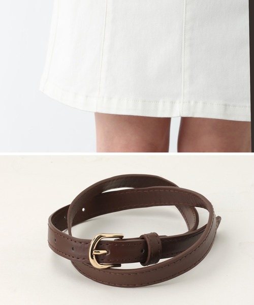 Honeys(ハニーズ)の「台形スカート(スカート・レディース・ホワイト/ブラック/ベージュ/カーキ・S/M/L)」の21枚目の写真