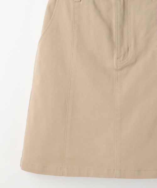 Honeys(ハニーズ)の「台形スカート(スカート・レディース・ホワイト/ブラック/ベージュ/カーキ・S/M/L)」の11枚目の写真