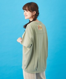 CUBE SUGAR（キューブシュガー）の「WEB限定 USコットン 天竺 × フライス 半袖 バックぽっこりタグ付き Tシャツ（Tシャツ/カットソー）」
