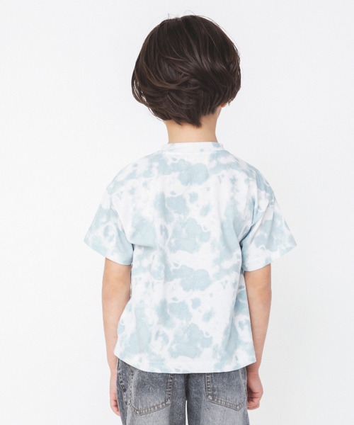 RADCHAP（ラッドチャップ）の「ムラ染プリント半袖Tシャツ（Tシャツ/カットソー・キッズ・ライム/オレンジ/ブルー・100cm/110cm/120cm/130cm/140cm/150cm/90cm）」の13枚目の写真