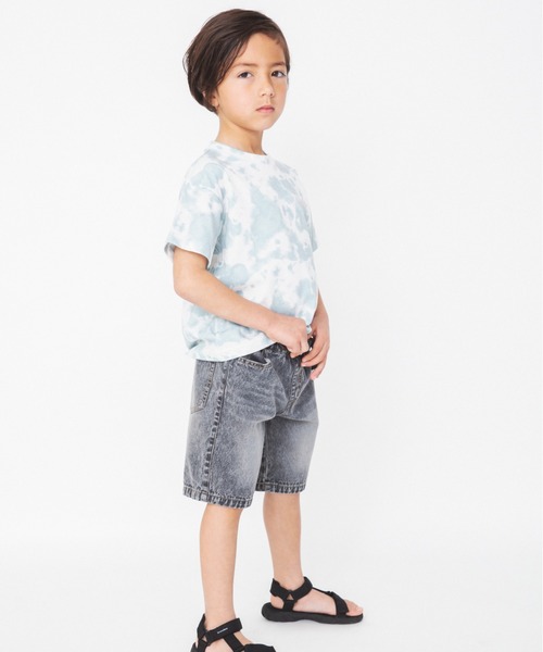 RADCHAP（ラッドチャップ）の「ムラ染プリント半袖Tシャツ（Tシャツ/カットソー・キッズ・ライム/オレンジ/ブルー・100cm/110cm/120cm/130cm/140cm/150cm/90cm）」の14枚目の写真