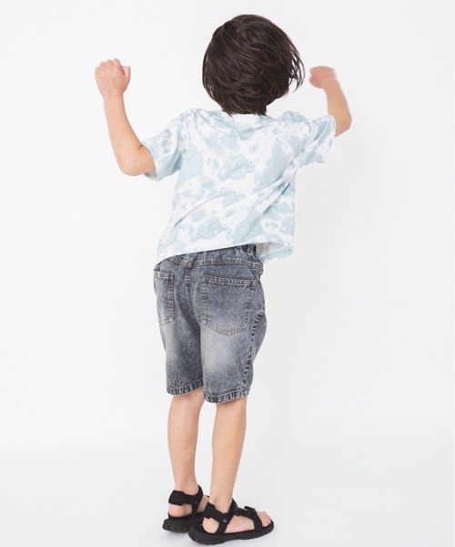 RADCHAP（ラッドチャップ）の「ムラ染プリント半袖Tシャツ（Tシャツ/カットソー・キッズ・ライム/オレンジ/ブルー・100cm/110cm/120cm/130cm/140cm/150cm/90cm）」の15枚目の写真