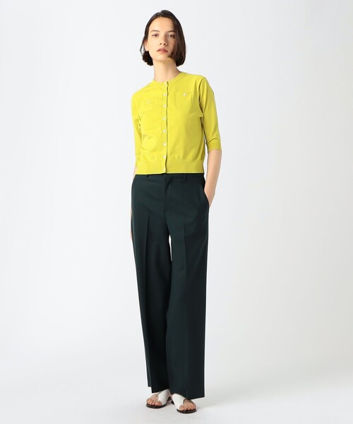 caban（キャバン）の「CABaN ウールポプリン セミワイドパンツ（その他  