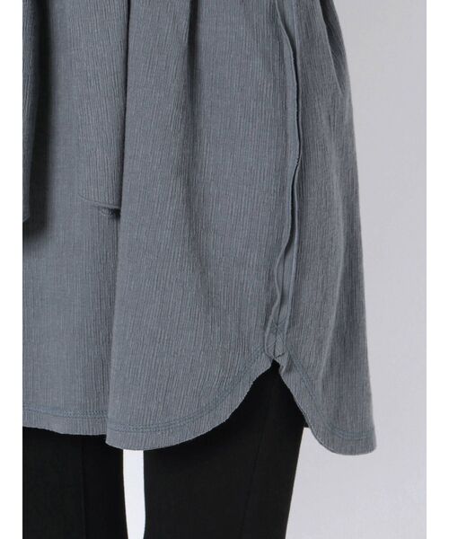 LAGUNAMOON(ラグナムーン)の「ウエストサッシュトップス(Tシャツ/カットソー・レディース・ベージュ/アイボリー/ブルー・FREE)」の14枚目の写真