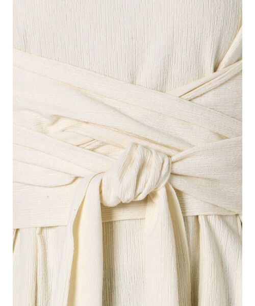 LAGUNAMOON(ラグナムーン)の「ウエストサッシュトップス(Tシャツ/カットソー・レディース・ベージュ/アイボリー/ブルー・FREE)」の6枚目の写真