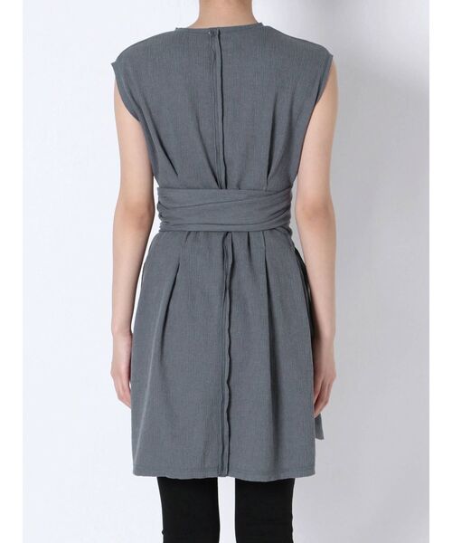 LAGUNAMOON(ラグナムーン)の「ウエストサッシュトップス(Tシャツ/カットソー・レディース・ベージュ/アイボリー/ブルー・FREE)」の5枚目の写真