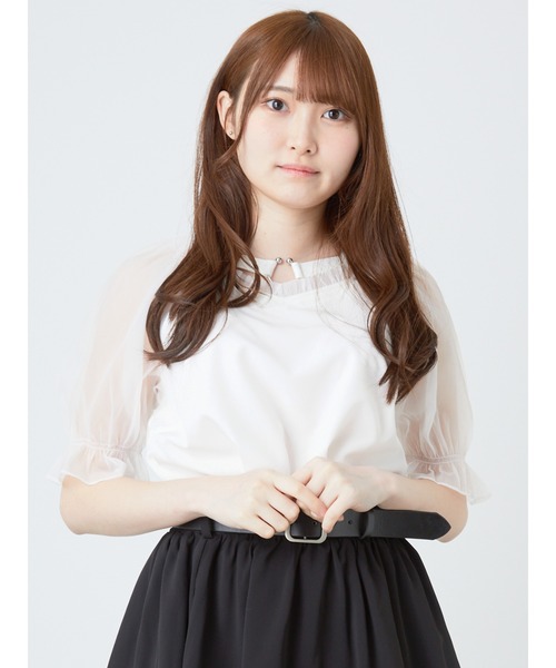 買い人気 ピアスチョーカーライクトップス シャツ ブラウス Jamie エーエヌケー ジェイミーエーエヌケー のファッション 店舗併売品 Zamera Co Mz