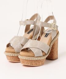 SUNNY ROOM | 【厚底】チャンキーヒール　ストラップサンダル　443(サンダル)