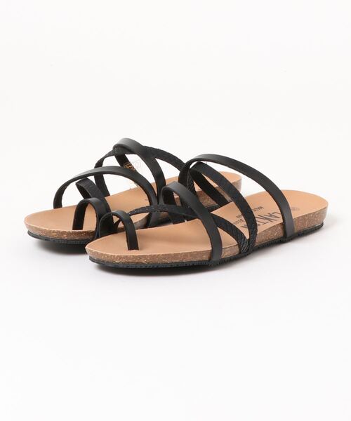 PLAKTON（プラクトン）の「PLAKTON / 575612 / ストラップトングサンダル（サンダル・レディース・ベージュ系/ブラック・38/37/39/36/35/40）」の6枚目の写真