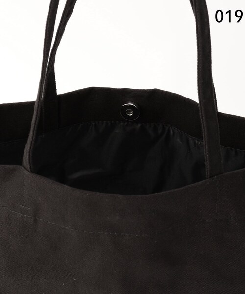 pink adobe（ピンクアドベ）の「◆キャンバスロゴポケット巾着トートバッグ（トートバッグ・レディース・ブラック/グレー/ブルー/アイボリー/ライトベージュ・00）」の6枚目の写真