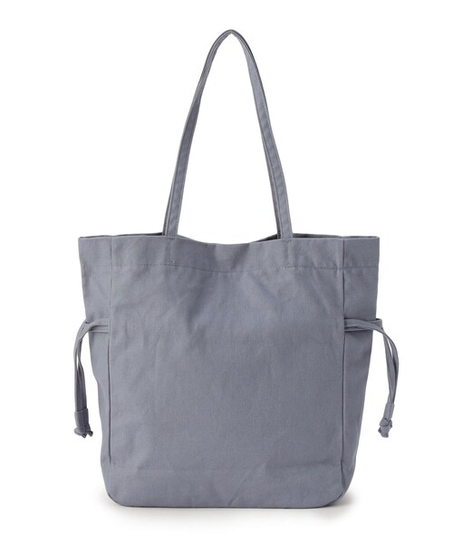 pink adobe（ピンクアドベ）の「◆キャンバスロゴポケット巾着トートバッグ（トートバッグ・レディース・ブラック/グレー/ブルー/アイボリー/ライトベージュ・00）」の19枚目の写真