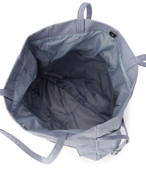 pink adobe（ピンクアドベ）の「◆キャンバスロゴポケット巾着トートバッグ（トートバッグ・レディース・ブラック/グレー/ブルー/アイボリー/ライトベージュ・00）」の9枚目の写真