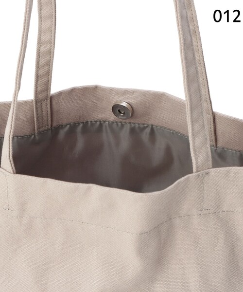 pink adobe（ピンクアドベ）の「◆キャンバスロゴポケット巾着トートバッグ（トートバッグ・レディース・ブラック/グレー/ブルー/アイボリー/ライトベージュ・00）」の13枚目の写真