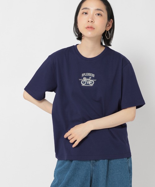 studio CLIP(スタディオクリップ)の「BAG付きイラストアソートTシャツ(Tシャツ/カットソー・レディース・ライトグレー/ライトブルー/ブラウン/オフホワイト/ブルー/グリーン・FREE)」の6枚目の写真