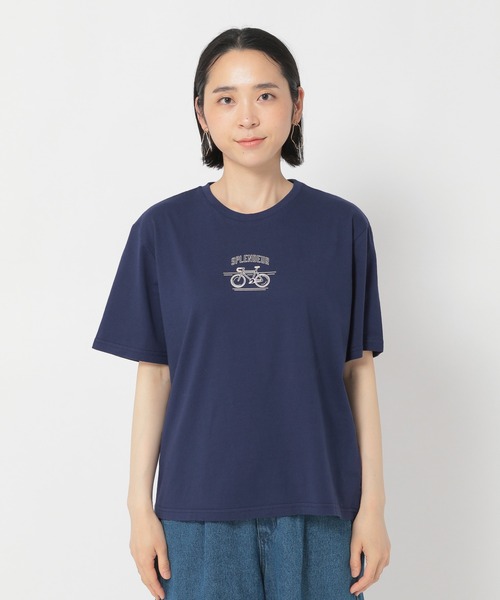 studio CLIP(スタディオクリップ)の「BAG付きイラストアソートTシャツ(Tシャツ/カットソー・レディース・ライトグレー/ライトブルー/ブラウン/オフホワイト/ブルー/グリーン・FREE)」の15枚目の写真