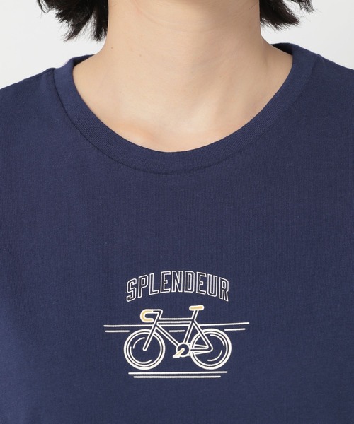 studio CLIP(スタディオクリップ)の「BAG付きイラストアソートTシャツ(Tシャツ/カットソー・レディース・ライトグレー/ライトブルー/ブラウン/オフホワイト/ブルー/グリーン・FREE)」の8枚目の写真